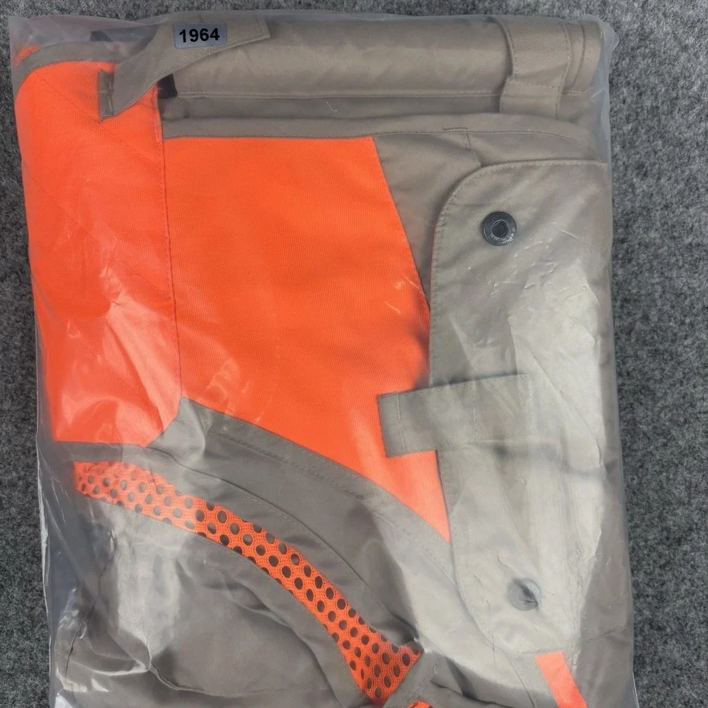 Game‎ Winner Hunting Vest Men's Large Blaze Orange Shooting Field Cargo Pockets